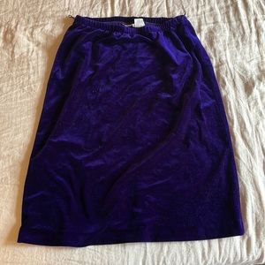 Vintage velvet skirt